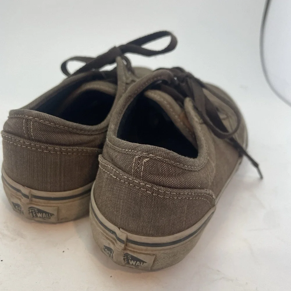 Vans Atwood Low Top Textile Walnut Sneaker Youth Size 4